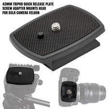 Tripod 43mm Quick Release Plate Screw Adapter Mounts Head For DSLR Camera UK Tripod Heads price