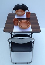 folding dining table folding chairs bistro patio cafe canteen tables chairs Cafe & Canteen Stoel price