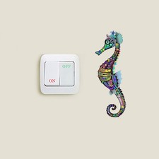 2pcs 40x60cm Seahorse Wall Stickers Decorative Lovely Animal Printed Wallpaper Wallpaper price