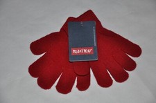 Maximo Strick Finger Handschuhe Gr.   5 - 6  Neu Basic  rot Kinder handschoenen price
