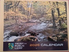 2026 Wall Calendar Trust For Public Land ~ Connecting Everyone To The Land New! Calendar price