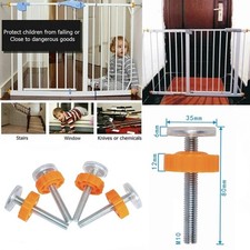 Baby Safety Stair Gate Screws/Bolts Kit With Locking Nut Spare Part Accessories Baby Veiligheid Gate price