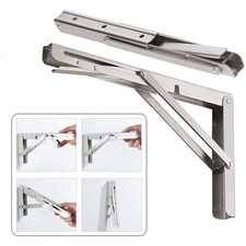 24'' Stainless Steel Table Work Bench Brackets Bank Set price