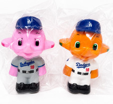 Sato chan Satoko chan Dodgers Piggy Bank Set Sato Pharm Japan Not for Sale Bank Set price
