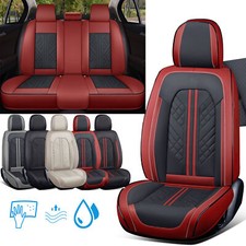 For Jeep Luxury Car 5 Seat Covers Nappa Leather Front Rear Bench Cushion Protect Bank Set price