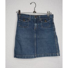 Polo Jeans Co. Ralph Lauren Girls Bleu Flap Pocket Mini Denim Skirt Sz 14 Summer Meisjes jeans / denim rok price
