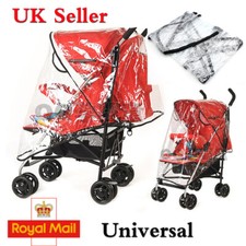 Baby Buggy Rain Cover Universal Pushchair Stroller Pram Clear PVC Raincover Prot Kinderwagen-Kinderwagen Rain Hoes price