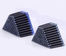 Standard Sized Universal Fountain Pen Ink Cartridge Refills Blue Black 4cm Pen Cartridge & Ink price