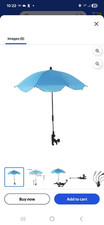 Blue stroller Umbrella  with Clamp-On Pole Attachment, Black Pole Kinderwagen-Kinderwagen Umbrella price