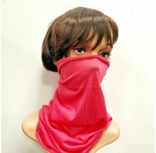 UNISEX PINK SNOOD BANDANA NECK WARMER FACE MASK AIRSOFT BIKER MULTI PURPOSE UK Unisex nekwarmer price