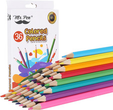 36 Colored Pencils Set Pre Sharpened Drawing Sketching Art Coloring Supplies Gekleurde Pencils price