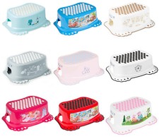 BABY KIDS STEP STOOL SAFE NON-SLIP TODDLERS POTTY TOILET TRAINING BATHROOM Baby Step Stool price