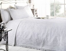 Bedspread Set Jacquard Damask Bedspread Double King Single Bed Mafalda Bedspread & Bedspread Set price