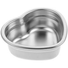 Snack Dessert Bowl Stainless Steel Dish Heart Shaped Dishes Snacks Plate Dishes price