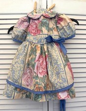 Florisa New York City Vintage Girls Floral Dress With Petticoat Size 2t Petticoat price
