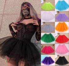 5 Lagen Tütü Tutu Ballettrock Tüllrock Rock Petticoat Ballettkleid Tüll Fasching Petticoat price