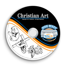 CHRISTIAN-RELIGIOUS-JESUS CLIPART IMAGES-VECTOR CLIP ART-VINYL CUTTER PLOTTER CD Religious Software price