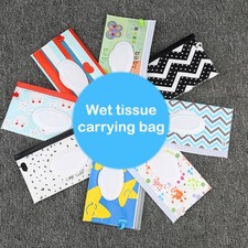 Portable Baby Wet Wipes Bag Tissue Box Container Eco-friendly Reusable Wipes Bag Baby Wet Tas price