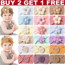 Newborn Baby Girls Flower Headband Infant Toddler Hair Band Bow Elastic Hairband Baby haarband price