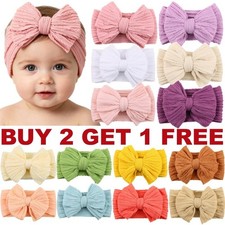 Baby Rabbit Headband Elastic Bowknot Hair Band Girls Bow-knot Newborn Bow New Baby haarband price