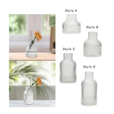 Glass Bud Vase Decorative Bottle Retro Style Handmade Modern Holder Home Decor Decoratieve fles price