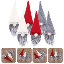 6pcs Decorative Bottle Covers Delicate Bottle Sleeves Wine Decors Christmas Decoratieve fles price