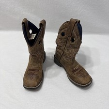 Smoky Mountain Boys Cowboys Boots Pawnee Boys Size 9.5 R Brown Square Toe Jongens laarzen price