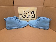 UGG Neumel Baby Blue Suede Fur Lined Ankle Chukka Boot Men's Size 7 3236 Baby Laarzen price