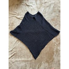 Love Your Melon Charcoal Gray Poncho Shawl Sweater One Size Poncho price