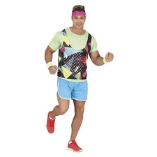 Fiestas Guirca Mens 80s Costume Set  FG618 Heren Costume price