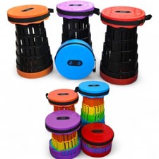 Folding Stool Portable Telescoping Seat Camping Retractable Adjustable Outdoor Folding Stool price
