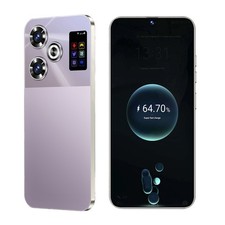 Unlocked Smartphone Android Cellphone 5000mAh Battery Dual SIM 4GB+64GB Purple Outlet-display mobiele telefoons price