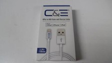 Lot of 4: C&E 8-Pin to USB 1 Meter Sync & Charge Cable for iPod/iPhone - New MP3 Player & iPod Accessoires price