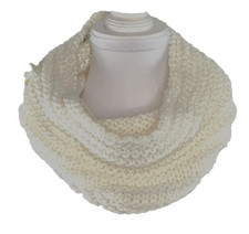rue21 Womens Neck Warmer Scarf Winter Outdoor Acrylic Soft Knit Ivory One Size Dames nekwarmer price
