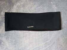 Calvin Klein Scarf Womens One Size Black Fleece Neck Warmer Cowl Snood Logo Dames nekwarmer price