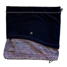 Lululemon Run Fast Neck Warmer Gaiter Womens O/S Purple Softshell Scarf Outdoors Dames nekwarmer price