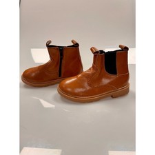 Toddler Brown Chelsea Boots Side Zip Ankle Booties Size 31/205 Cognac Unisex kinder babyschoentjes price