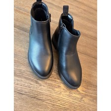Cat & Jack Chelsea Boots Kids Size 1 Black Ankle Booties Side Zip Lug Sole Unisex kinder babyschoentjes price