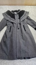Vintage Rothschild Coat Girls 12 Gray Wool Velvet Cape Overcoat Dressy Winter Meisjes overjas price