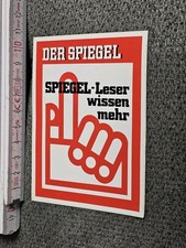 Spiegel Leser wissen mehr  - Aufkleber / Sticker Werbung Sticker Spiegel price