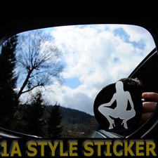 Spiegel Aufkleber Sticker Sexy Lady Hocke Hand Zeichen sexy girl pin up Girl Sticker Spiegel price