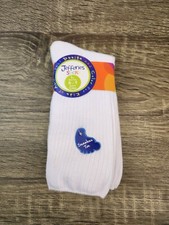 Jefferies Socks Boys Kids Size Large 6-9 White Cotton Crew Sock (Pack of 3) NEW Jongenssokken set price