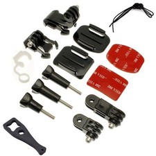Grab Bag of 3m Sticky, J-Hook, Buckle Mounts Kit For GoPro Hero + Action Cameras Actioncamera's price