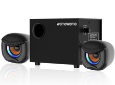 Wemeweme Computer Speakers, PC Speakers Subwoofer Desktop Laptop Monitor Gaming Computer luidsprekers price