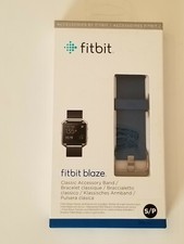 Genuine Fitbit Blaze Classic Accessory Band Blue Size Small NIB NIP NEW Slimme Armband Accessoire price
