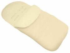 Universal Footmuff Fleece Pushchair Stroller Buggy Car seat Plain / Cream Kinderwagen-Kinderwagen voetenzak price