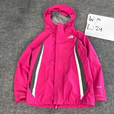 The North Face HyVent Rain Jacket Girls M (10/12) Pink Polyester Meisjes regenjas price