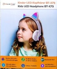 TECHNAXX  Music Man Bluetooth Kinder Kopfhörer LED Katzenohren »BT-X73« Headset Kinder koptelefoons price