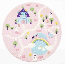 Dolls House Nursery Rug Round 1:12 Scale Kids Princess Carpet Mat tumdee Baby Kamer Rug price