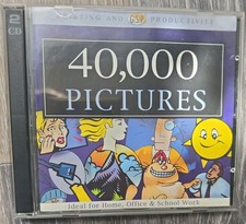 40,000 Pictures - Clipart & Web Graphics CD-ROM - GSP 2001 VTG Computer Images Photo & Clipart Software price